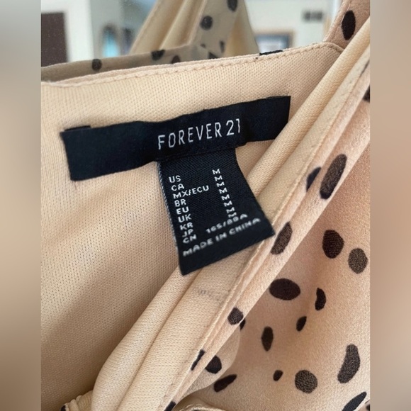 Leopard Print Front Tie Spaghetti Strap Midi Dress Women - Picture 4 of 4